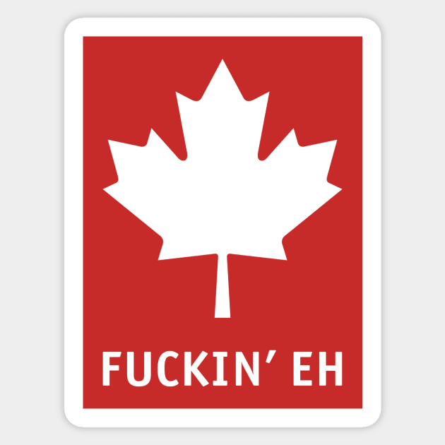 Canada Eh Sticker by Cosmo Gazoo